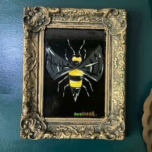 Original—One of a Kind Bee Framed Painting